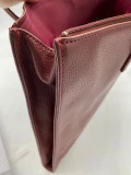 Longchamp Le Foulonne Document Bag - Burgundy - L2115021945 / One Size