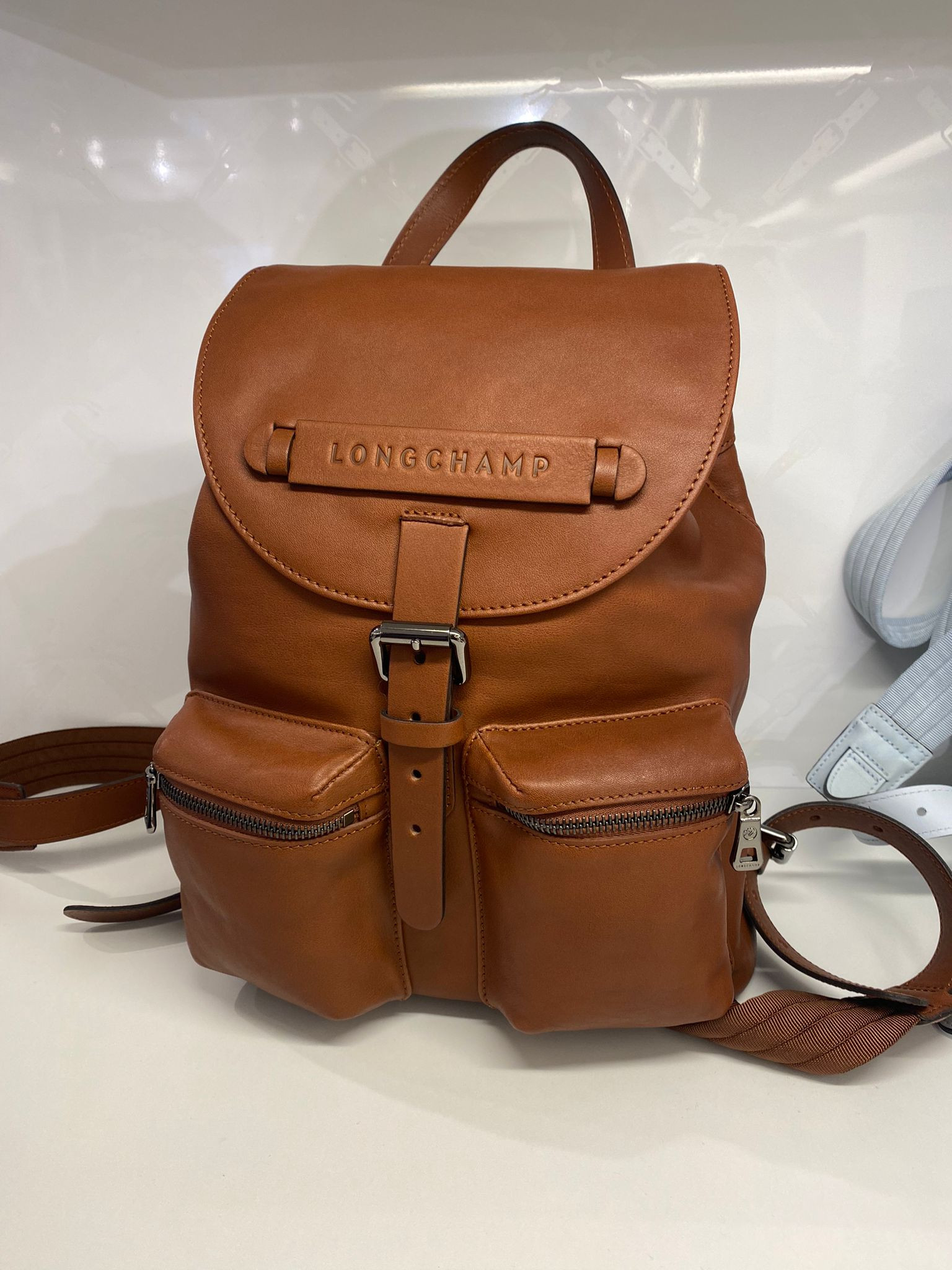 Longchamps 3d cognac best sale