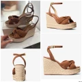 Michael Kors Elena Wedges - Luggage/49T6ELMS1S - UK5 / US8