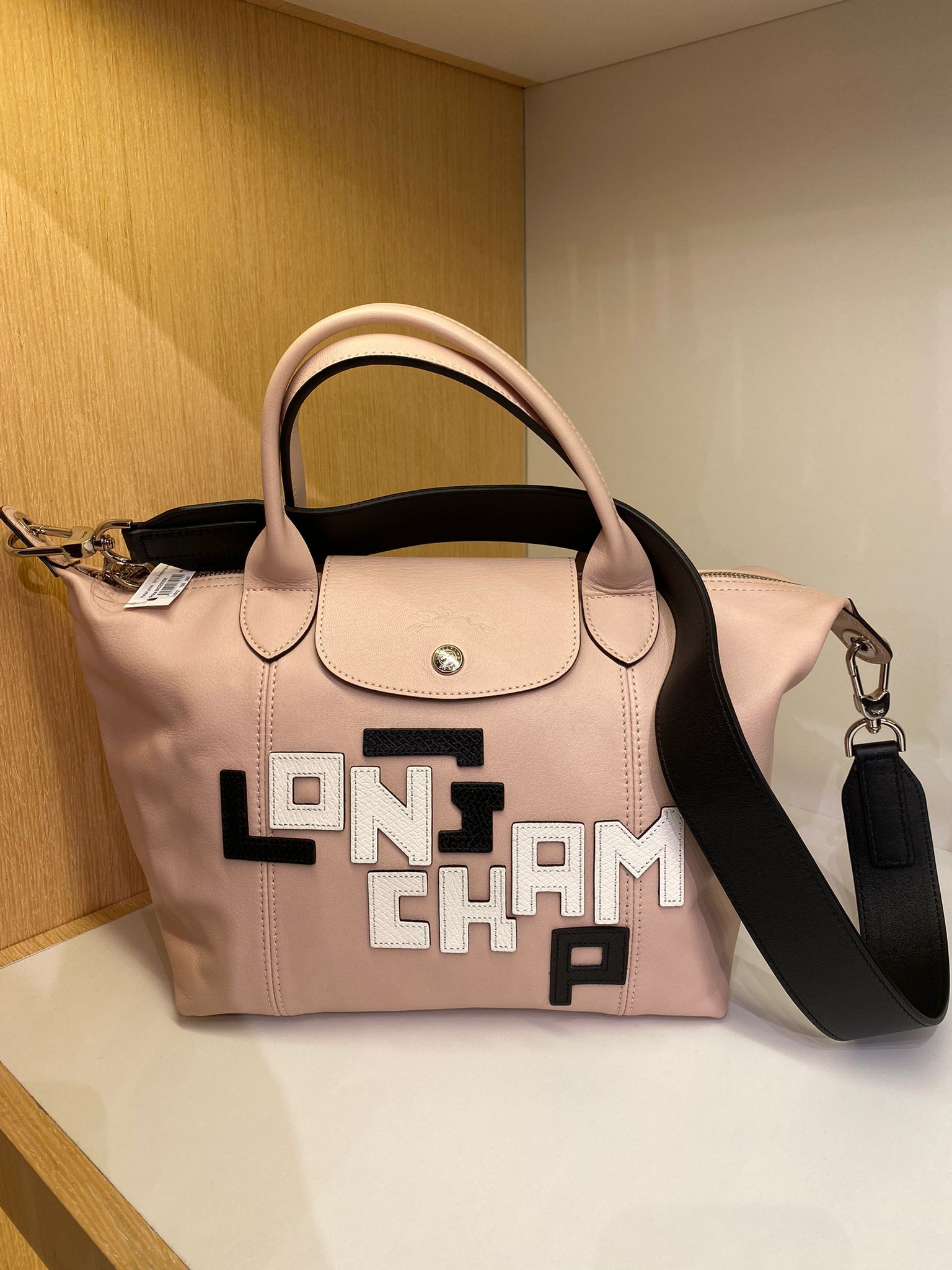 Sac longchamp rose on sale pale