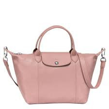 Longchamp Li Ciur - Blush - Small With Long Strap L1512737A80