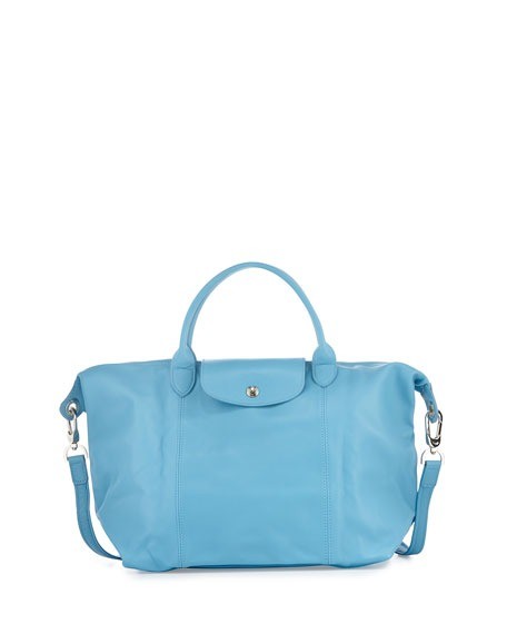 Longchamp Li Ciur - Cornflower - Small With Long Strap