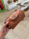 Longchamp Li Ciur Crossbody - Cognac - 10255987504