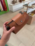 Longchamp Li Ciur Crossbody - Cognac - 10255987504