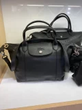 Longchamp Li Ciur - Black - Small With Long Strap