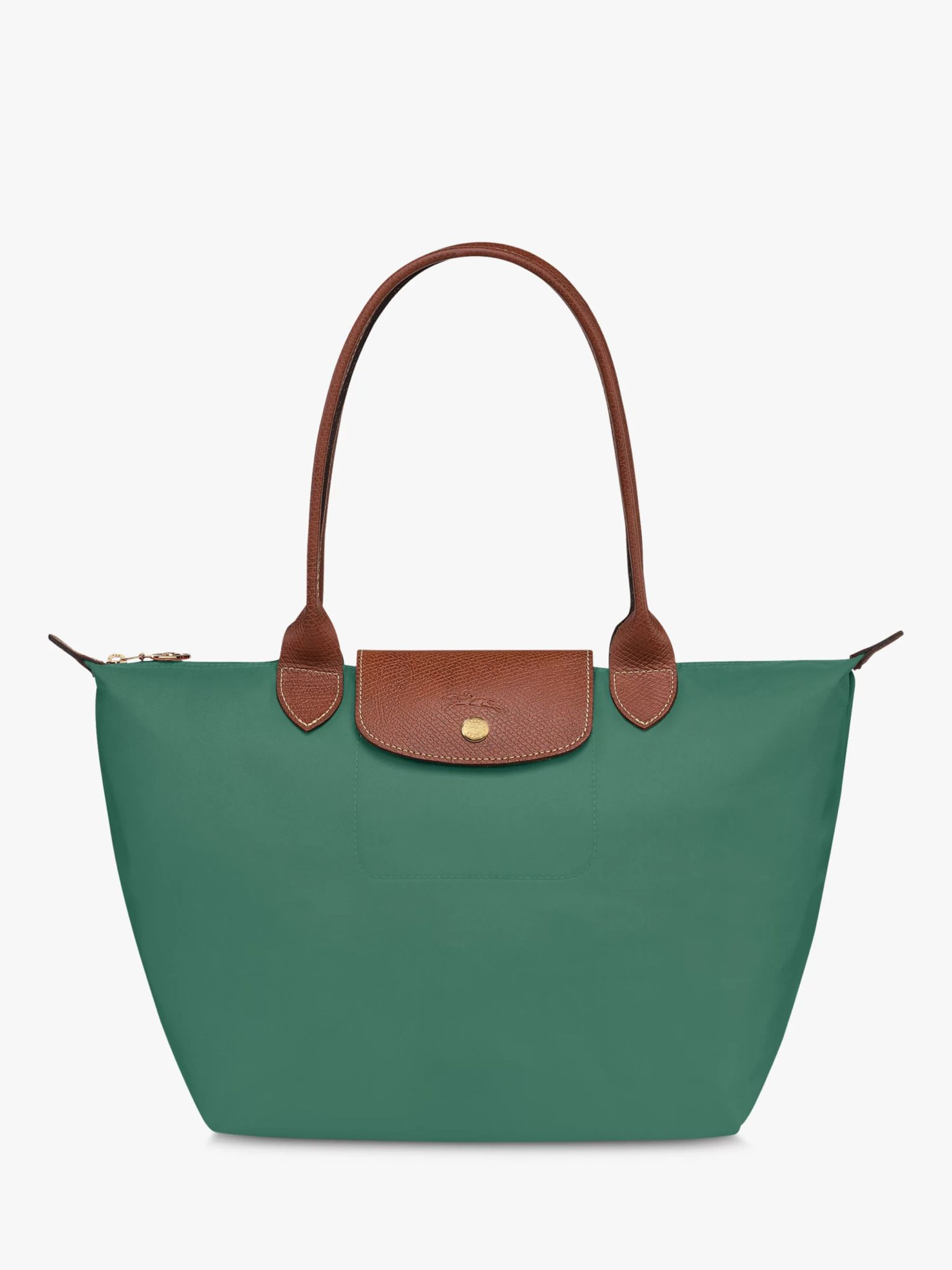 Longchamp Li Pliage Classic - Sage - L2605089P84 / Medium Long Handle