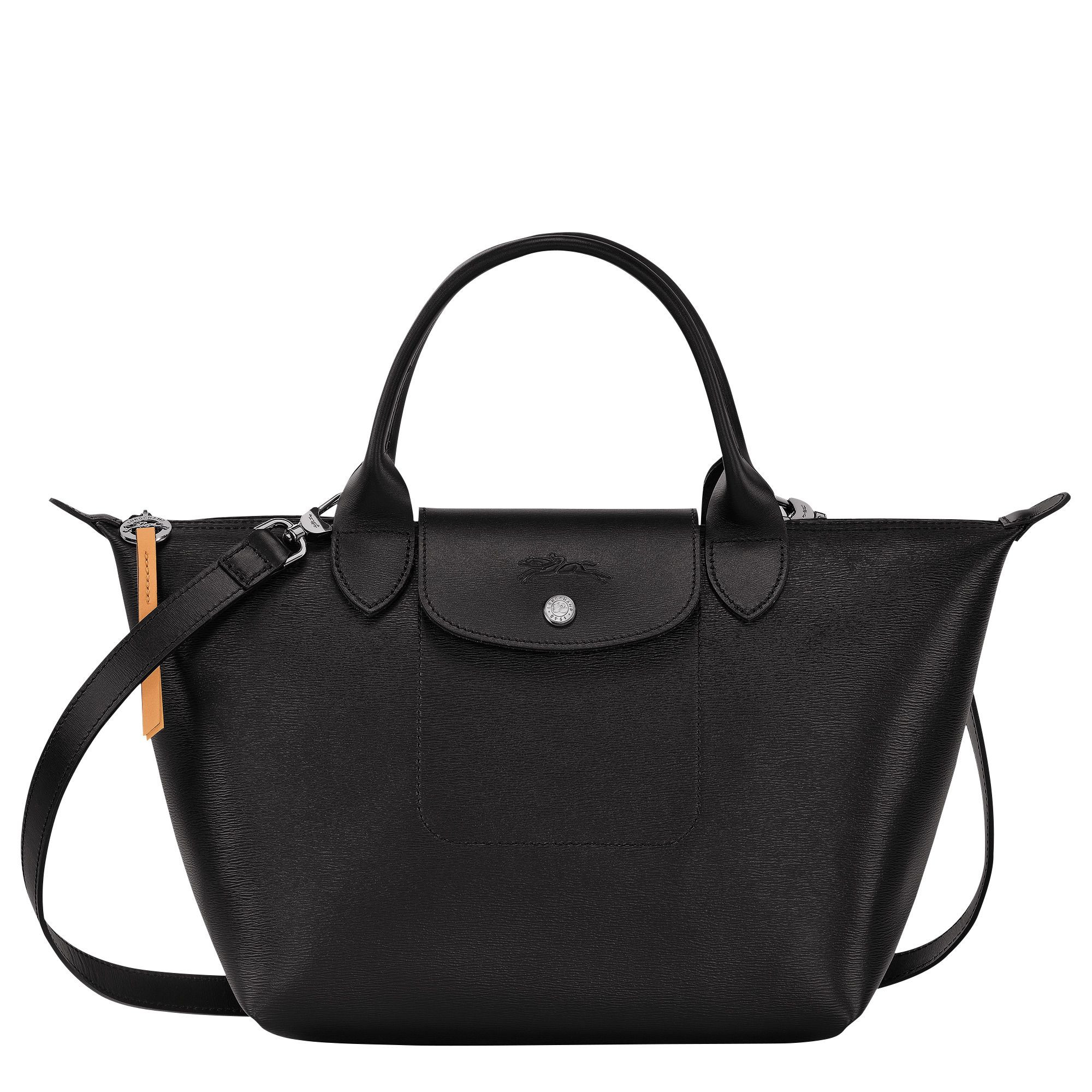 Longchamp City - Black - L1512HYQ001 / Small with long strap - 39 x 23 x 16 cm