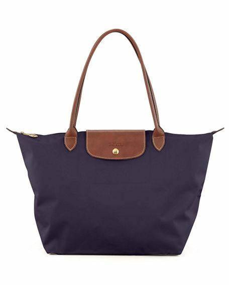 Longchamp Li Pliage Classic - Bilberry - Large Long Handle L1899089645