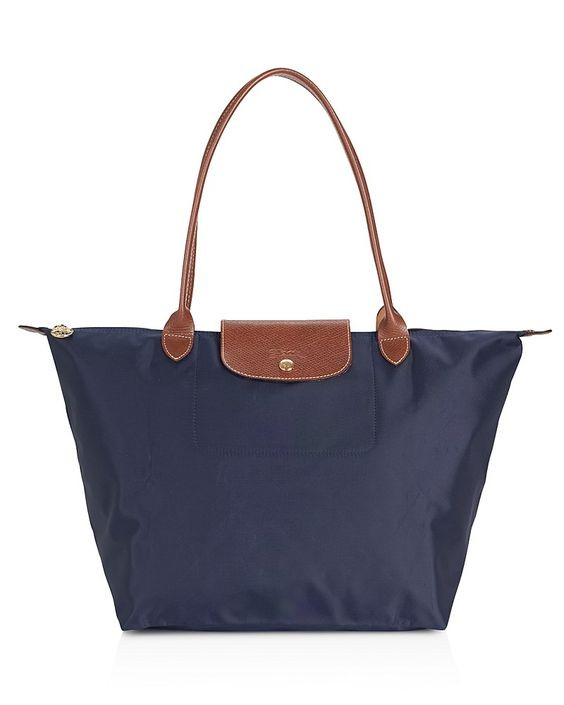 Longchamp Li Pliage Classic - L1899089P68 / Navy - Large Long Handle