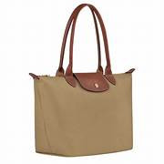 Longchamp Li Pliage Classic - Desert - L1899089526 / Large Long Handle