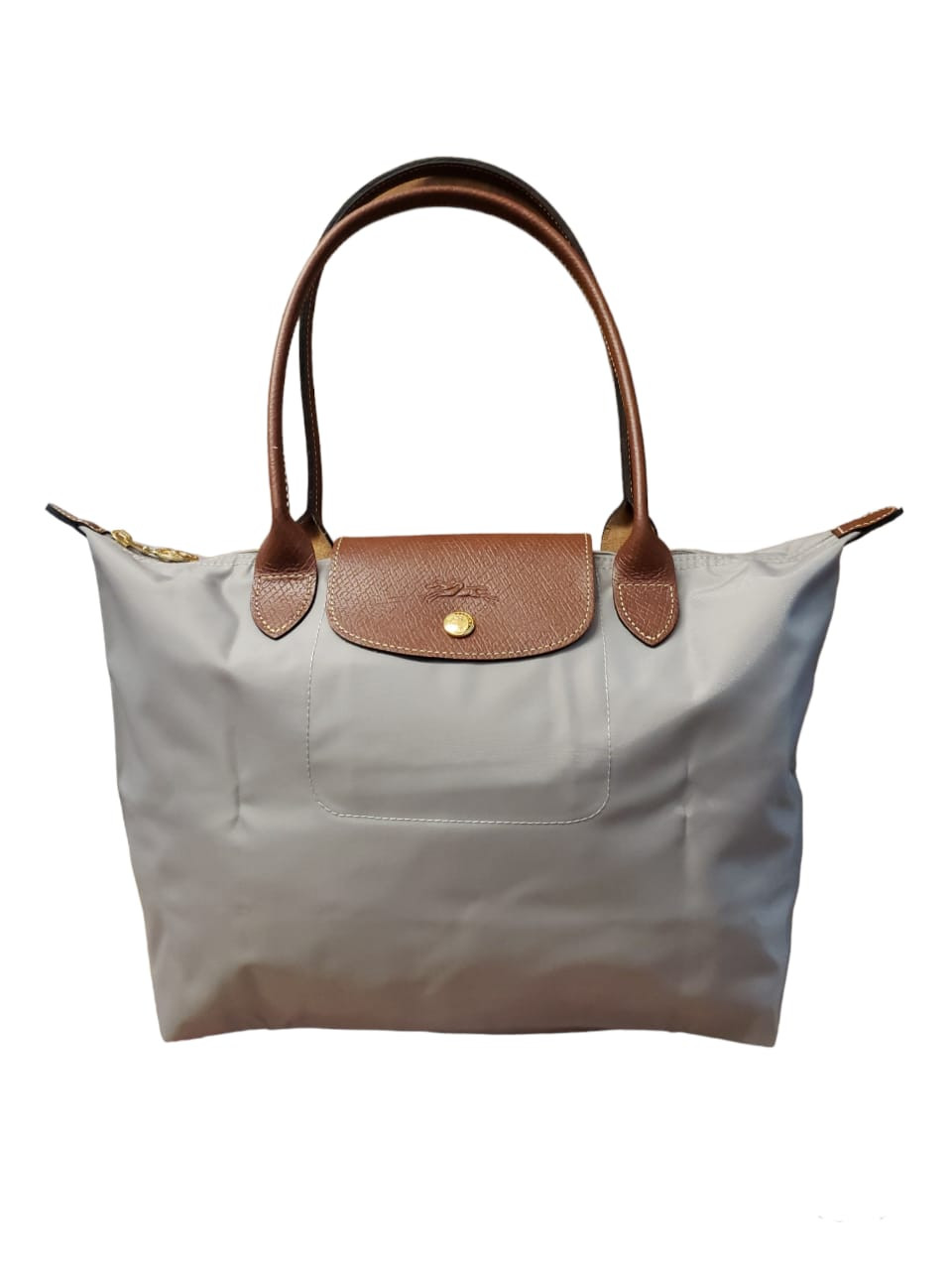 Longchamp Li Pliage Classic - Grey L2605089OBA59 - Small Long Handle