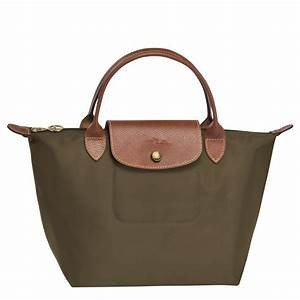 Longchamp Li Pliage Classic L1623089A23 - Khaki - Medium Short Handle