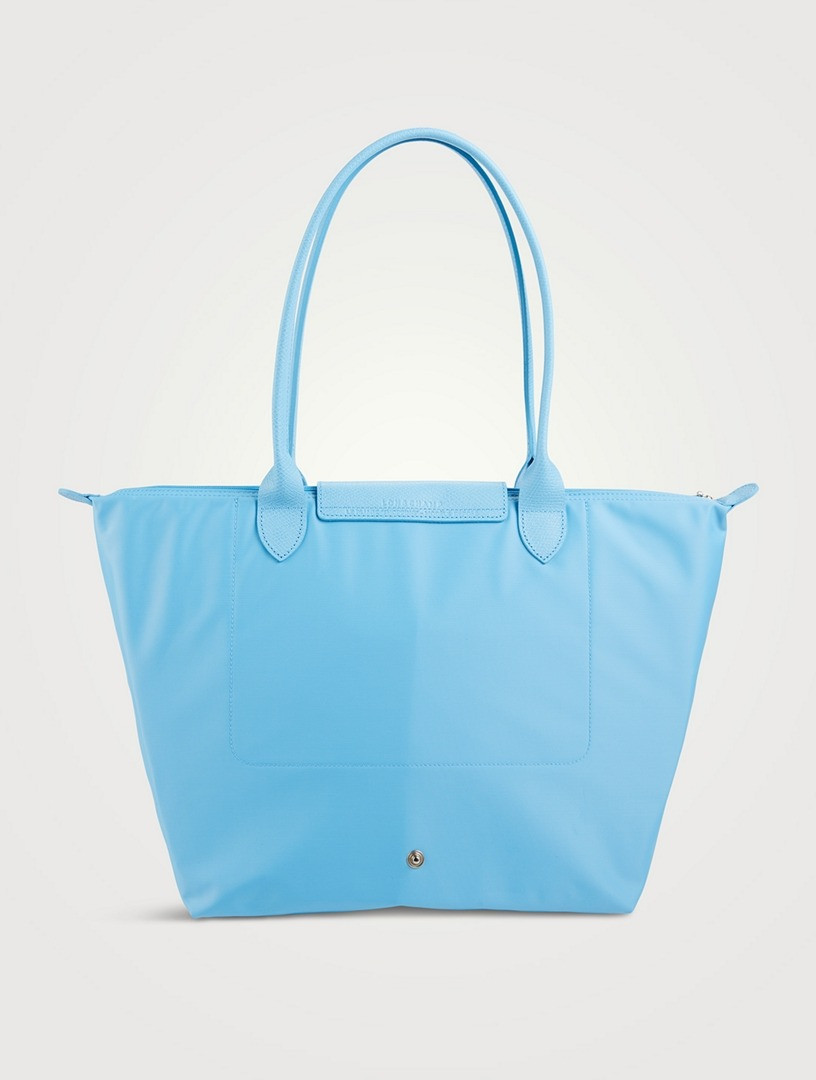 LONGCHAMP LI PLIAGE X ANDRE AMOUR - BLUE - L1899MRC127 / LARGE LONG HANDLE