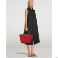 Longchamp Li Pliage Classic - L1623089OB270 / Red Garance - Medium Short Handle