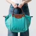 Longchamp Li Pliage Classic - L1623089P70 / Turquoise - Medium Short Handle