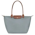 Longchamp Li Pliage Classic - L1899089P80 / Steel - Large Long Handle