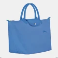 Longchamp Li Pliage Green Collection - L1623919P82 / Cornflower - Medium Short Handle