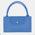 Longchamp Li Pliage Green Collection - L1623919P82 / Cornflower - Medium Short Handle