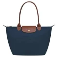 Longchamp Li Pliage Classic - Navy - Medium Long Handle L2605089P68