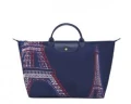 Longchamp Li Pliage Limited Edition - Navy/Eiffel Tower - Large Travel L1624347556