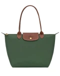 Longchamp Li Pliage Classic - British Green - L2605089P95 / Medium Long Handle