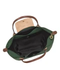 Longchamp Li Pliage Classic - British Green - L2605089P95 / Medium Long Handle