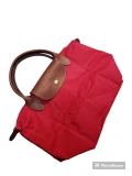 Longchamp Li Pliage Classic - Dark Red - Small Short Handle L1621089270