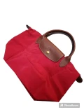 Longchamp Li Pliage Classic - Dark Red - Small Short Handle L1621089270