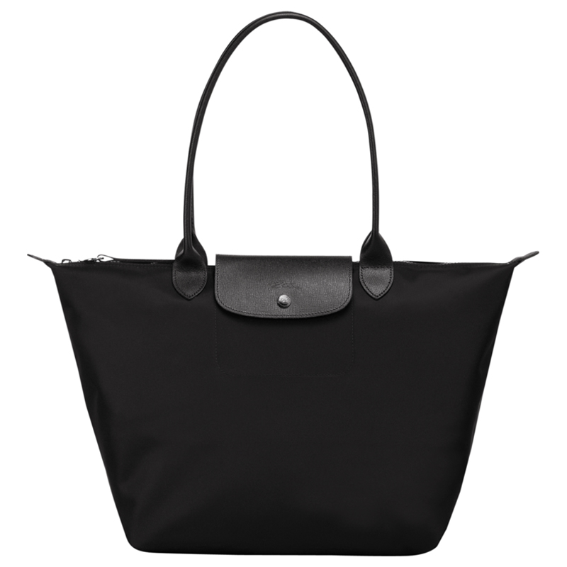 AzuraMart LONGCHAMP NEO TOTE BLACK LARGE WITH LONG HANDLE