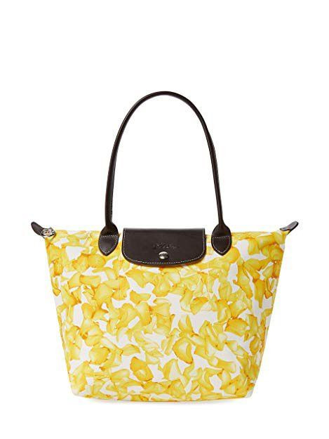 Longchamp Neo Tote  L1899517OB020 - Yellow/White - Large Long Handle