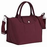 Longchamp Neo - Grape -  Medium with printed / adjustable strap L1515598P52