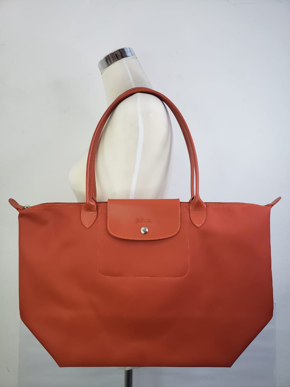 Longchamp Neo - Dark Orange 1899002OB242 - Large Long Handle