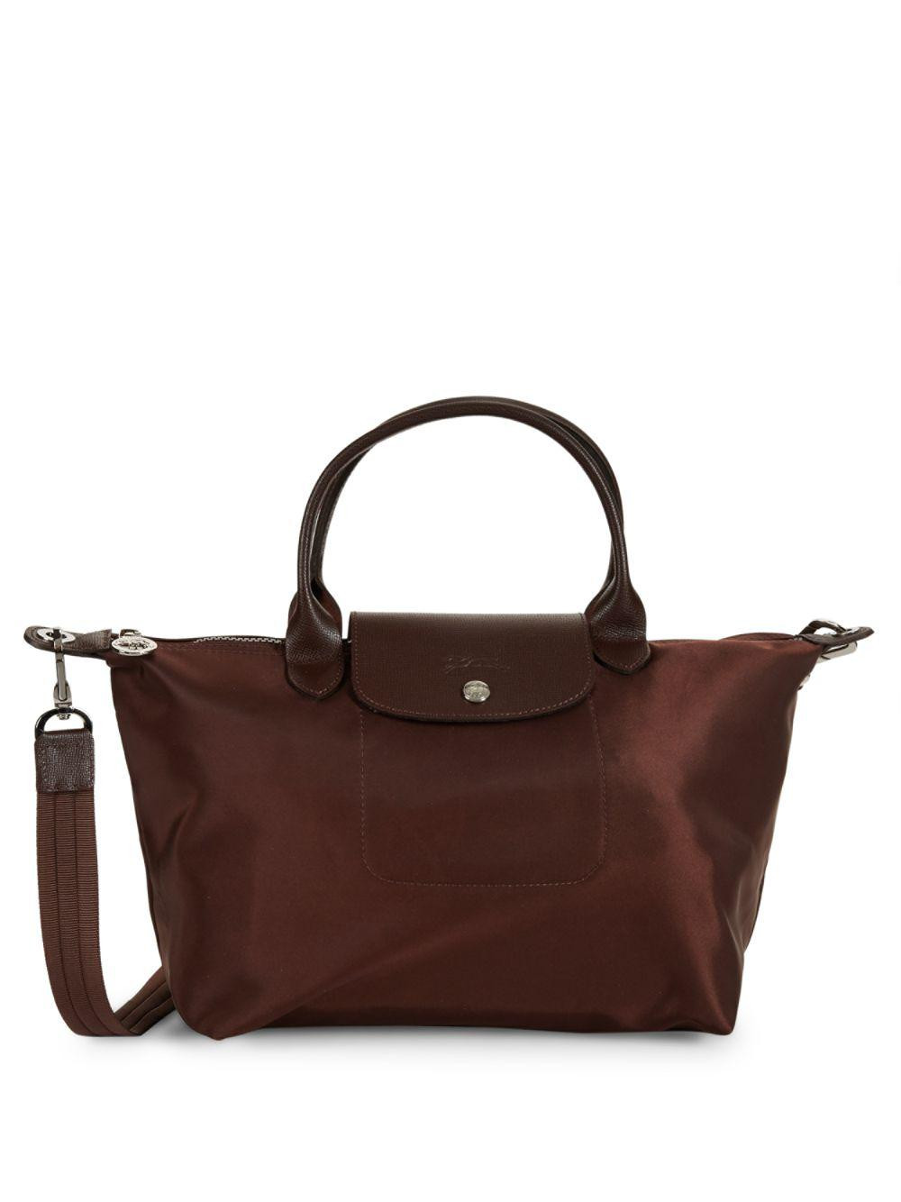 Longchamp Neo - Chocolat - Medium With Long Strap