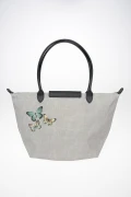 Longchamp Neo Fabric Tote L2605670D25 - Butterfly Print - Small Long Handle