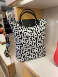 LONGCHAMP NEO - BLACK/WHITE - 10168412067 / 38 X 38 X 11 CM