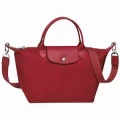 LONGCHAMP NEO SMALL WITH LONG STRAP - ROUGE