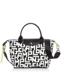 Longchamp LGP Neo - Black/White - L1512412067 / Small with long strap