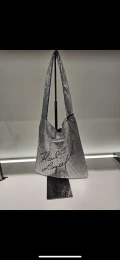 Karl Lagerfeld K/Style Party Bag  Tote - Metallic Silver - 23WW3008 / 26 x 24 cm