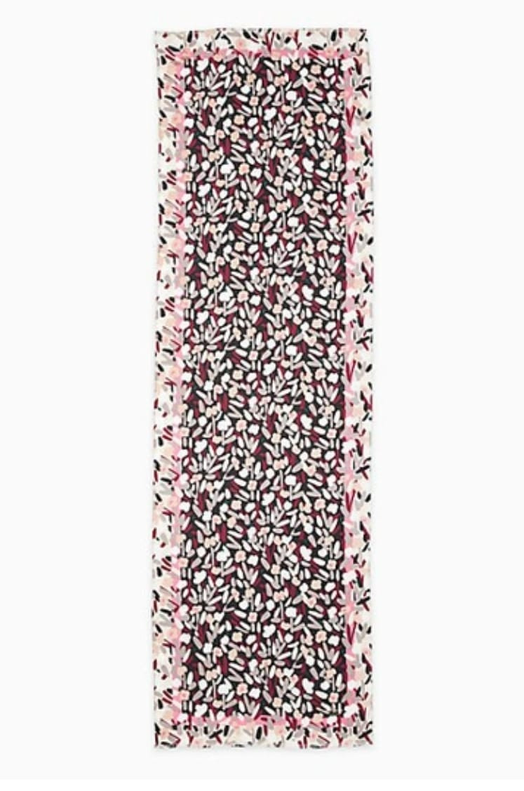 Kate Spade Scarf - Fete Floral Silk - KS1002326 200x60cm