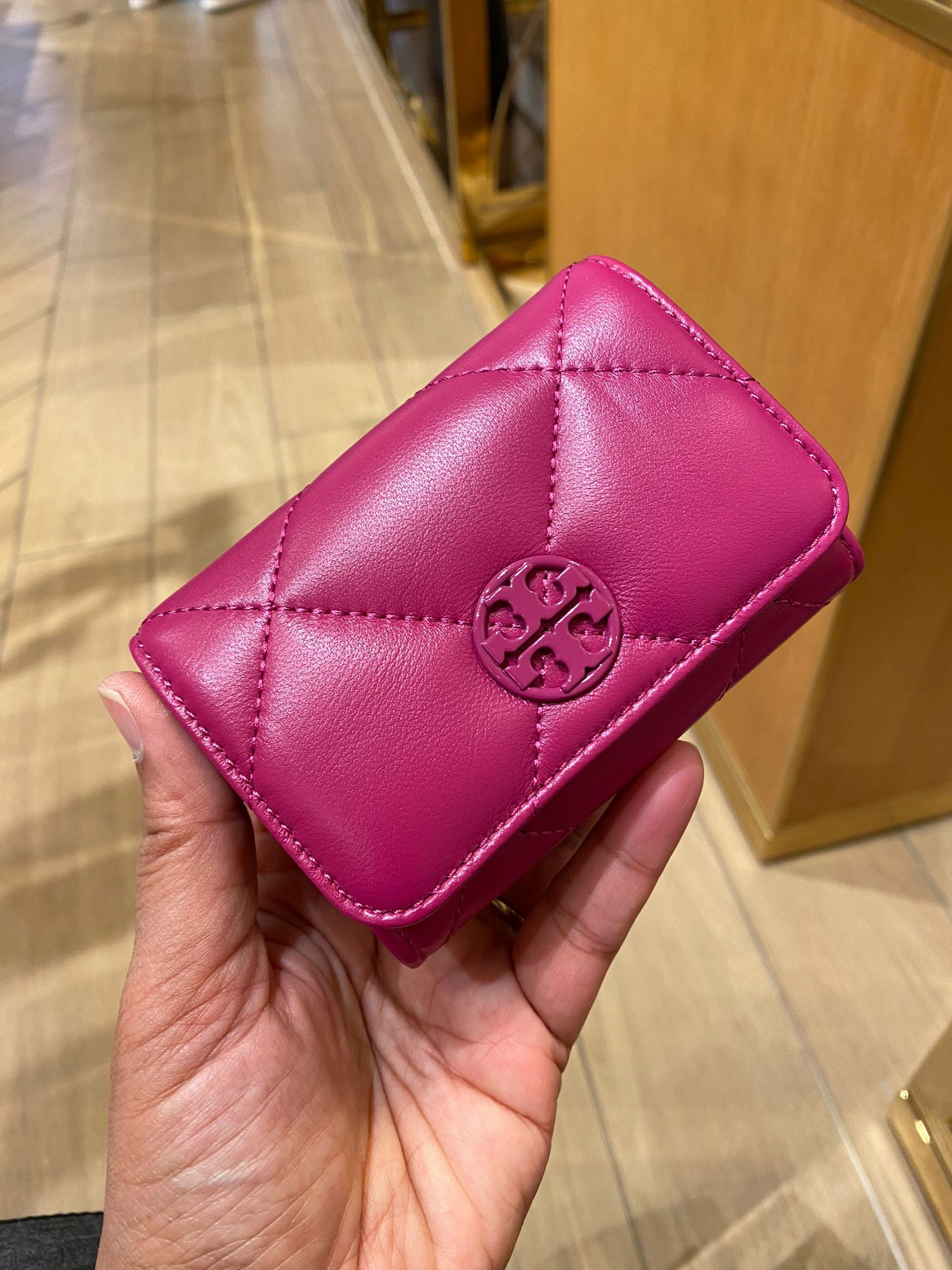 Tory Burch Willa Card Case - Prickly Pear - 154412/One Size