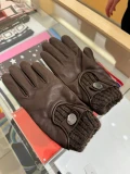 LONGCHAMP MEN GLOVE - BAXI DARK BROWN - L8256031002 / SIZE 8