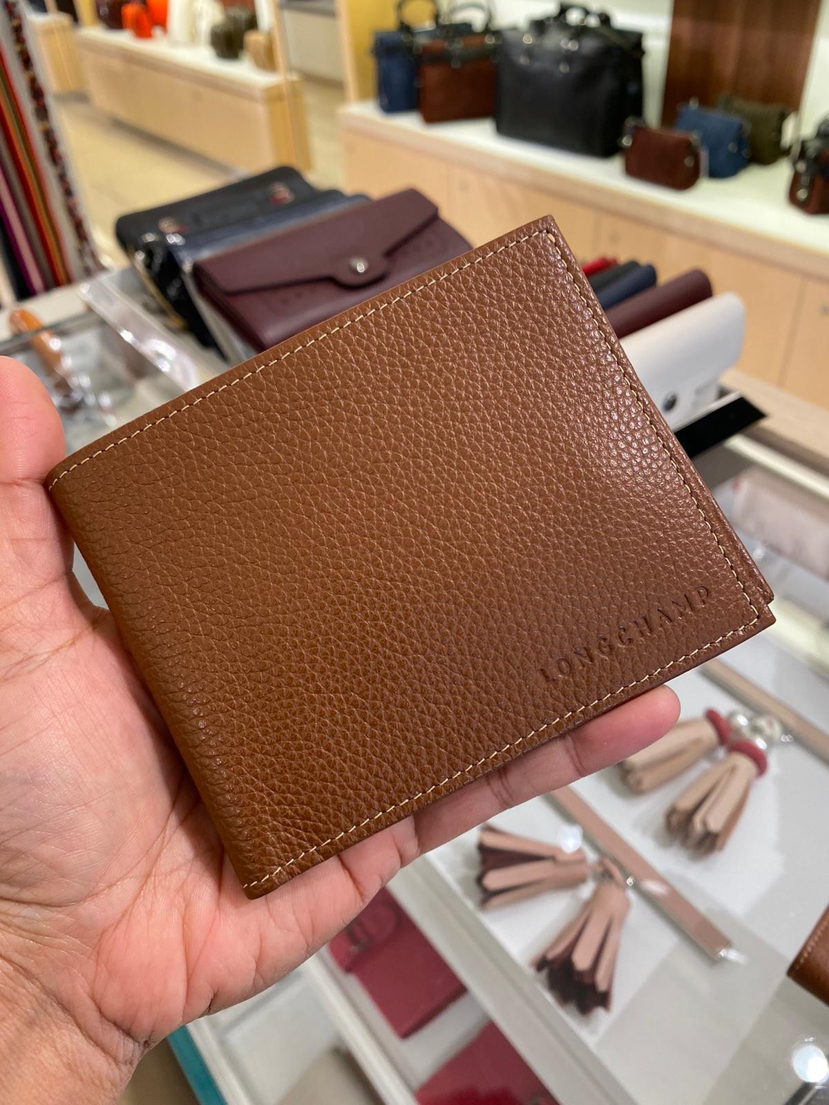 Longchamp wallet mens hotsell