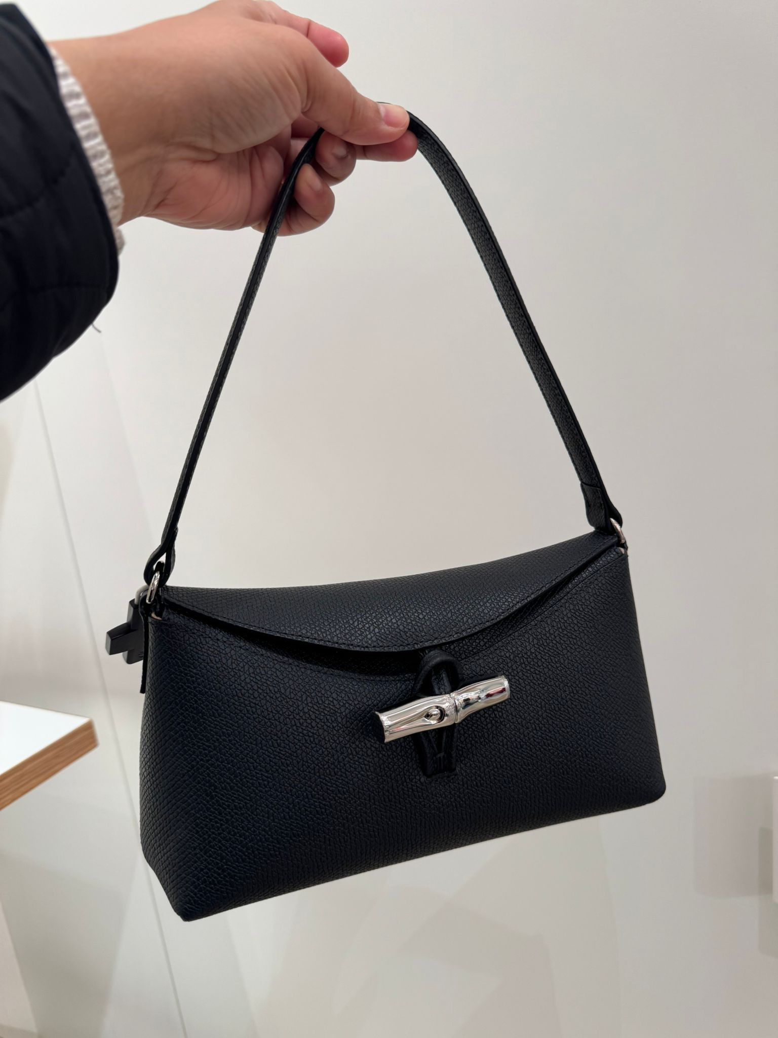 LONGCHAMP ROSEAU - BLACK - 10230HPN001