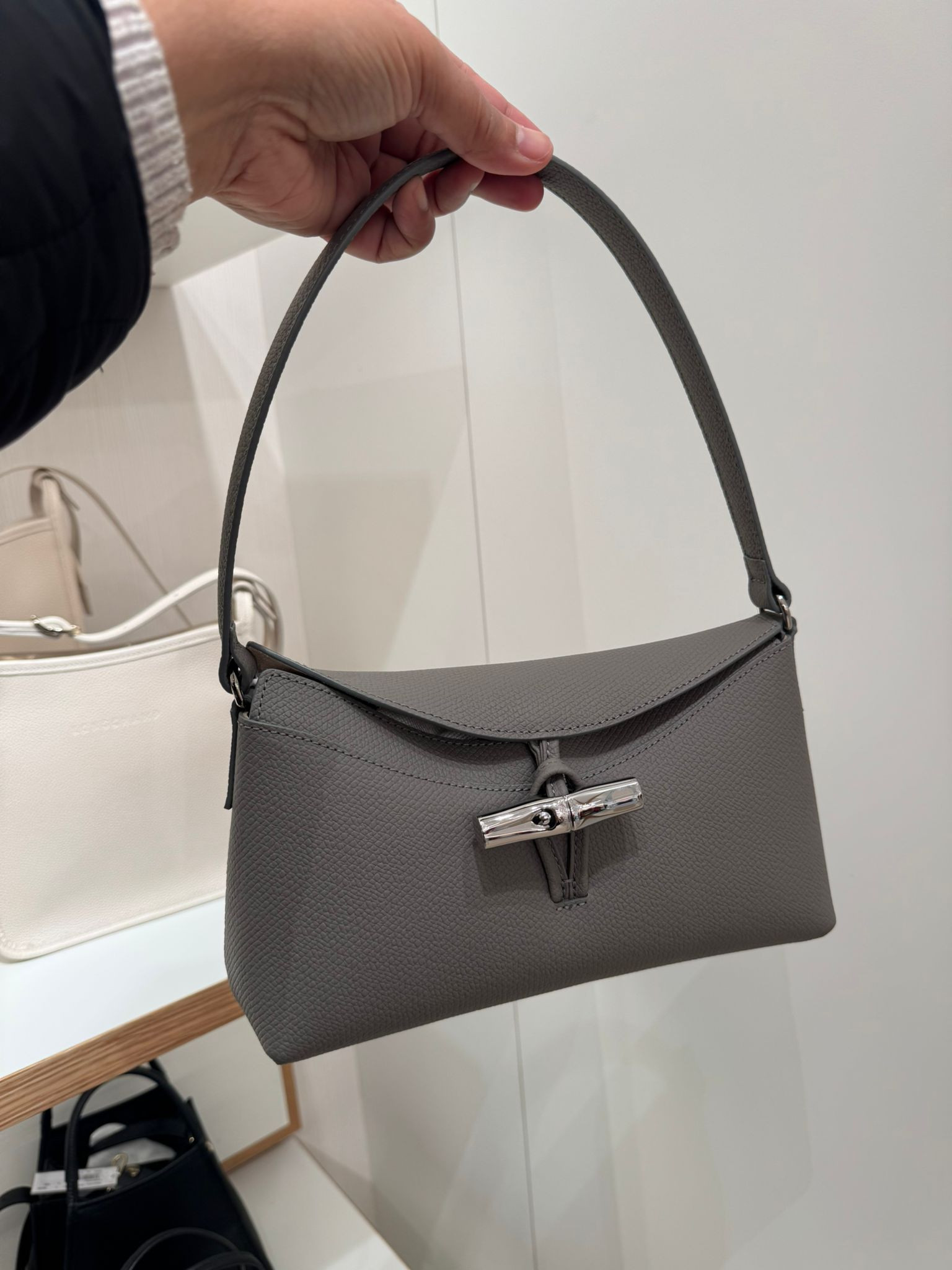 Longchamp Roseau - Grey - 10230HPNP55