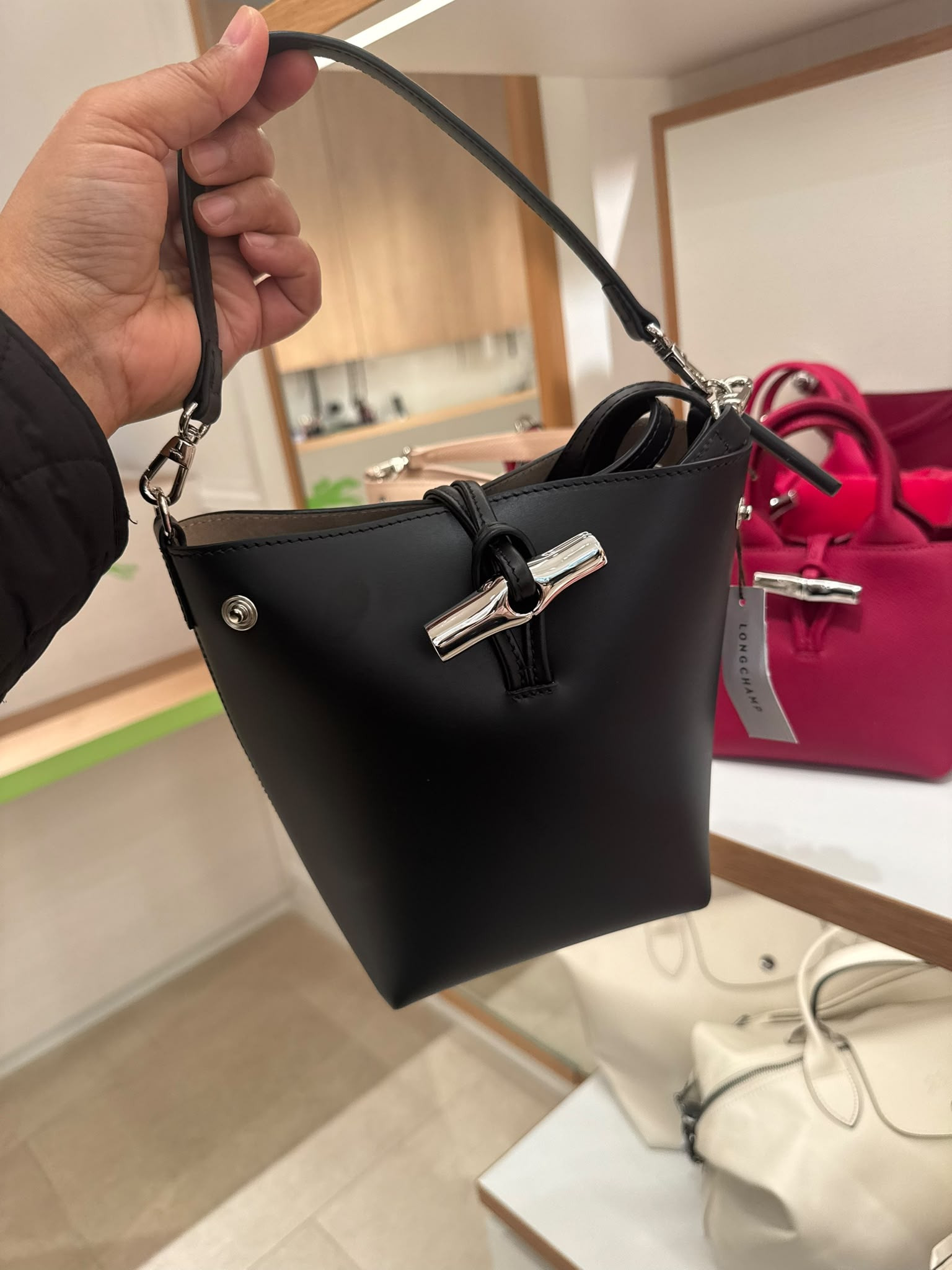 Longchamp Roseau - Black - 10229HCL001