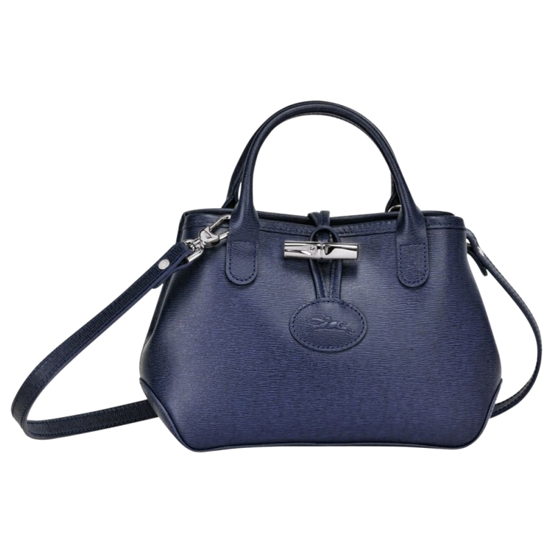 LONGCHAMP ROSEAU WITH LONG STRAP / CROSSBODY  - MARINE - SMALL