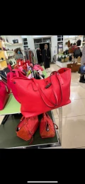 Longchamp Roseau Tote - Red - L2686968545