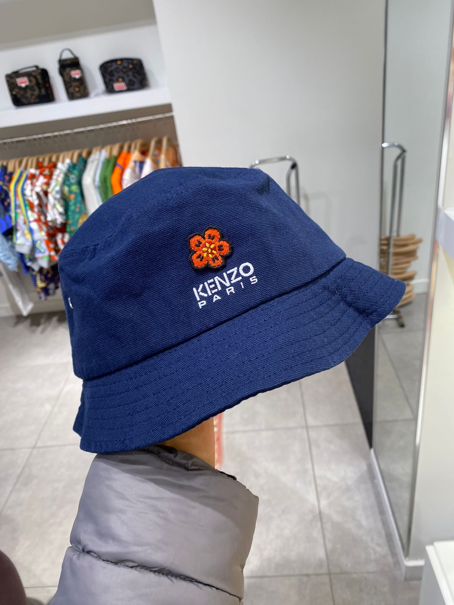 Kenzo Bucket Hat - Midnight Blue - FC65AC404F33.77