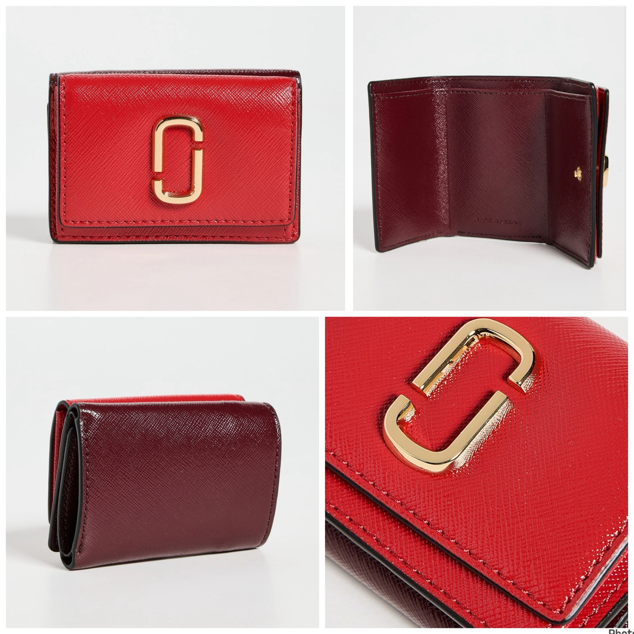Marc Jacobs Wallet - Oxblood Multi - One Size
