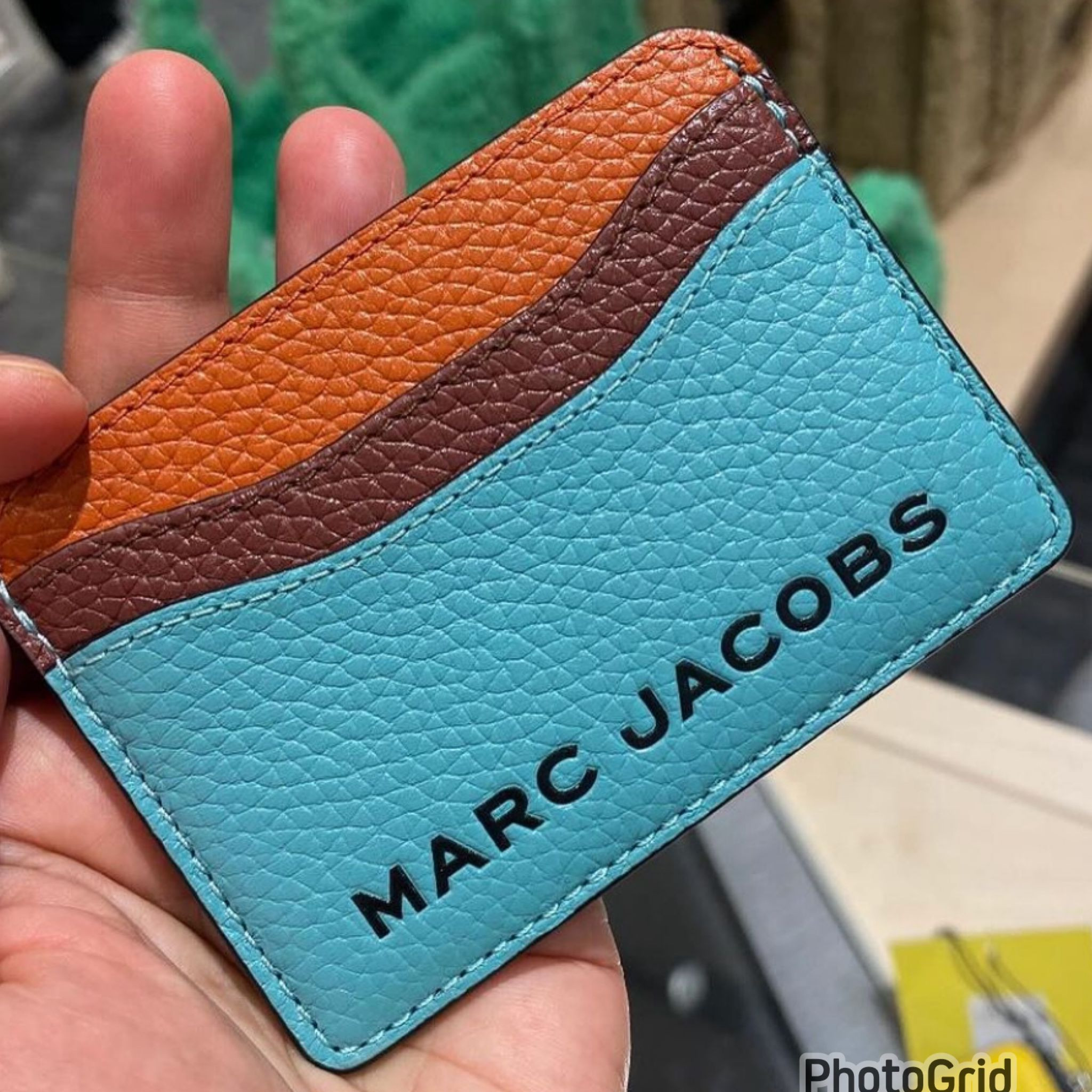 Marc Jacobs Card Holder - Dusty Turquoise Multi - S108L01P21 / One Size